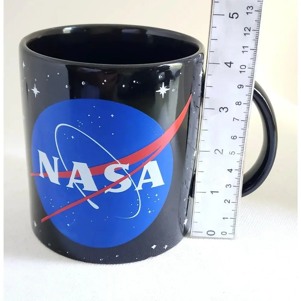 Mug/Cup-NASA-Black-NASA Logo-Large-Holds 2 Cups - Picture 7 of 10